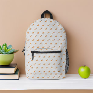 Mochila Impresa Patrón de perros Boxer Personalizado