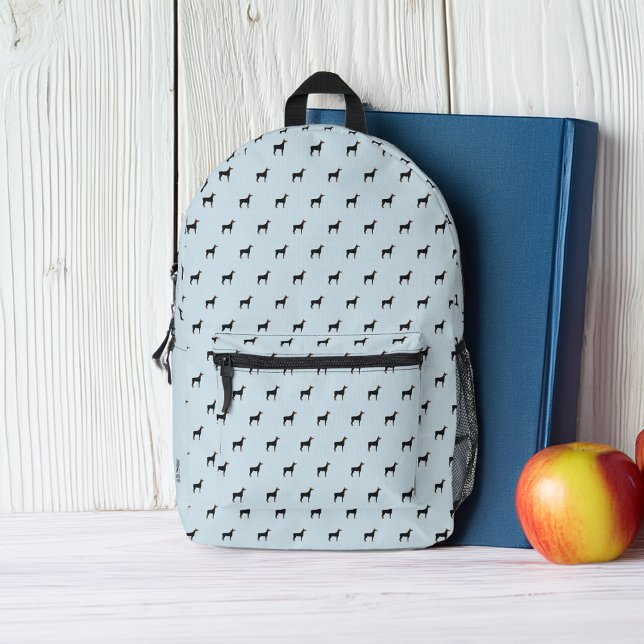 Mochila Impresa Patrón de perros Doberman Sweet Personalizado (Subido por el creador)