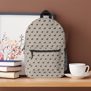 Mochila Impresa Patrón de perros Rottweiler Personalizado