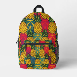Mochila Impresa Patrón de Piña 