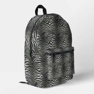 Mochila Impresa Patrón de rayas de tigre sin costuras