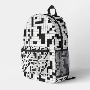 Mochila Impresa Patrón de rompecabezas entre líneas