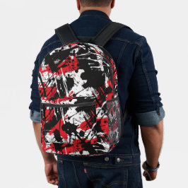 Mochila Impresa Patrón de ropa urbana de grafiti