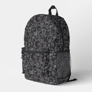 Mochila Impresa Patrón de ruedas de coagulación