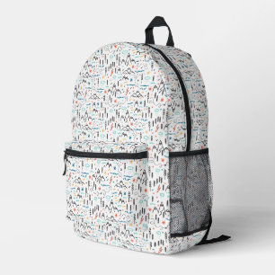 Mochila Impresa Patrón de senderismo de montaña