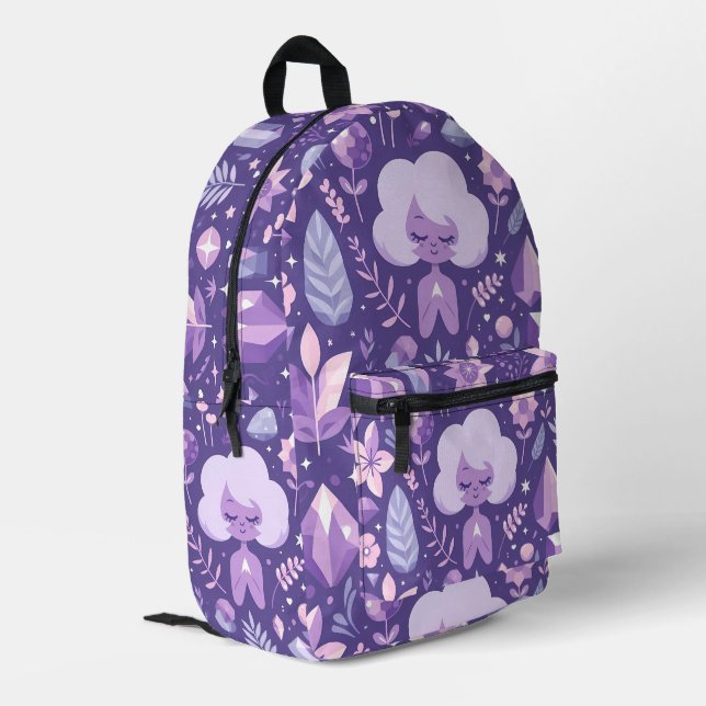 Mochila Impresa Patrón de sueños de cristal (Esquina izquierda trasera)