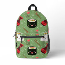 Patrón de sushi de Kawaii