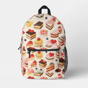 Mochila Impresa Patrón de tarta en mosaico