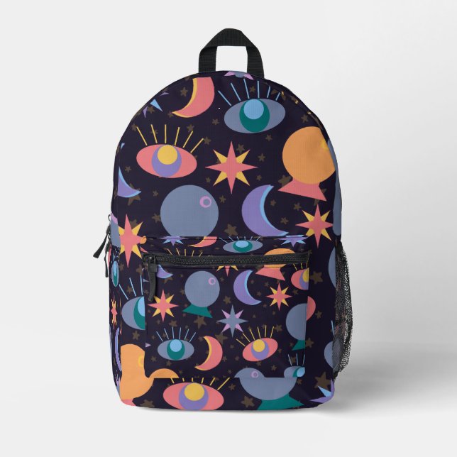 Mochila Impresa Patrón de Telefonía de la Fortuna (Anverso)