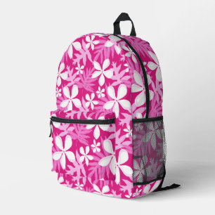 MOCHILA IMPRESA PATRÓN DE TIARE EN ROPA CALIENTE