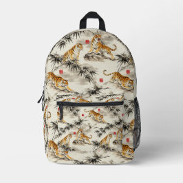 Mochila Impresa patrón de tigre