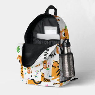 Mochila Impresa Patrón de tigre