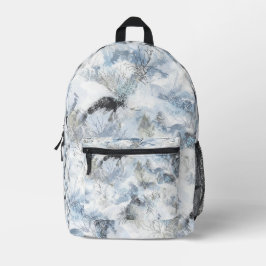 Mochila Impresa Patrón de traje Ghillie de invierno
