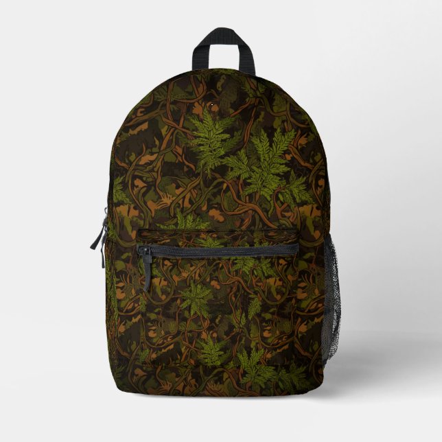 Mochila Impresa Patrón de traje Ghillie Jungle  (Anverso)