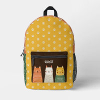 Patrón de traza Nombre personalizado de los gatos 