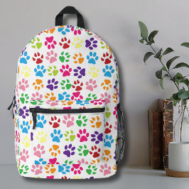 Mochila Impresa Patrón de trazos de color