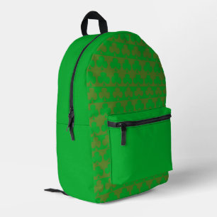 Mochila Impresa Patrón de Trébol
