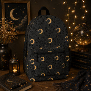 Mochila Impresa Patrón del Sol y la Luna Celestiales