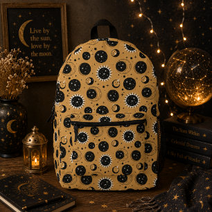 Mochila Impresa Patrón del Sol y la Luna Celestiales