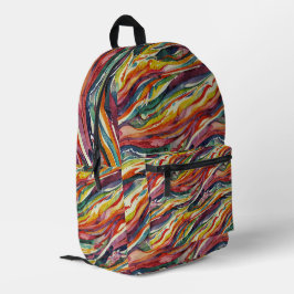 Mochila Impresa Patrón digital geométrico abstracto moderno 40