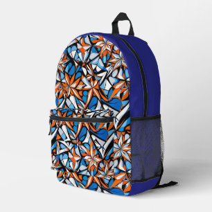 Mochila Impresa Patrón digital geométrico abstracto moderno 50