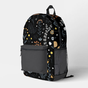 Mochila Impresa Patrón elegante abstracto floral sin soldadura