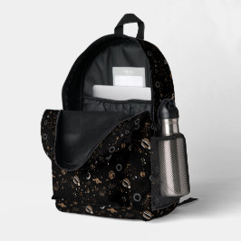 Mochila Impresa Patrón Espacial
