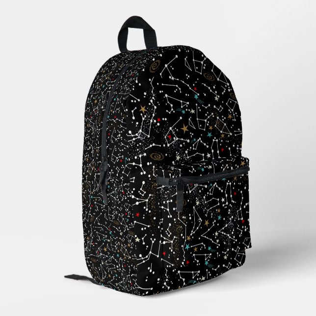 Mochila Impresa Patrón Espacial  (Esquina izquierda trasera)