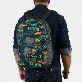 Mochila Impresa Patrón extremo de carreras callejeras en Tokio