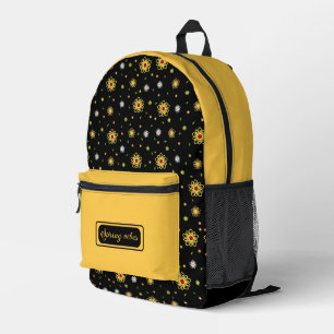 Mochila Impresa Patrón floral