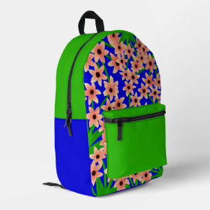 Mochila Impresa Patrón floral