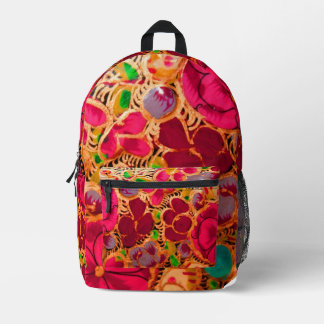 Mochila Impresa Patrón floral