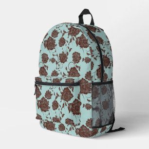 Mochila Impresa Patrón floral 13