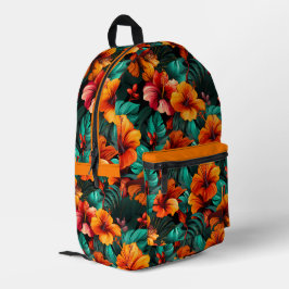 Mochila Impresa Patrón floral #14