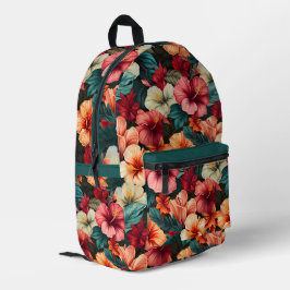 Mochila Impresa Patrón floral #23