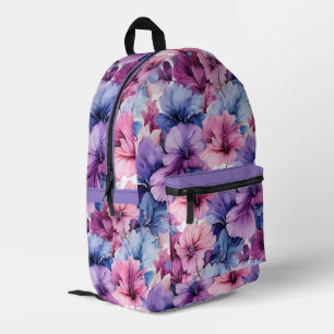 Mochila Impresa Patrón floral #34