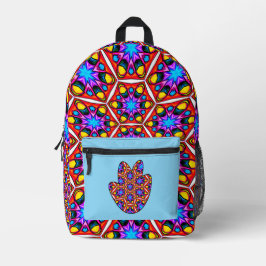 Mochila Impresa Patrón floral abstracto elegante