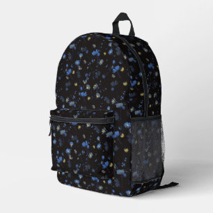 Mochila Impresa Patrón floral de soplo de viento