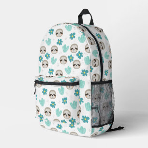 Mochila Impresa Patrón floral de Sweet Sloth
