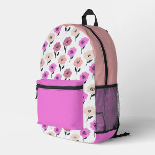 Mochila Impresa Patrón floral vibrante