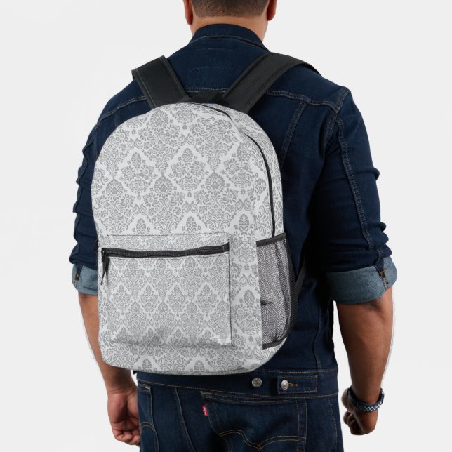 Mochila Impresa Patrón floral vintage de personalizable (Insitu (Modelo))