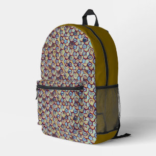 Mochila Impresa Patrón geométrico abstracto mosaico moderno 1290