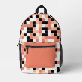 Mochila Impresa Patrón geométrico moderno de esmalte de color