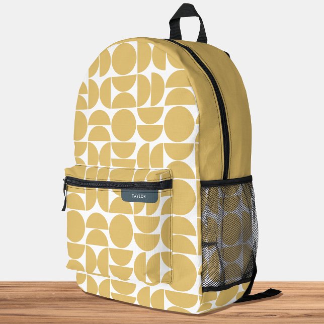 Mochila Impresa Patrón geométrico moderno de mediados de siglo Ama (Subido por el creador)