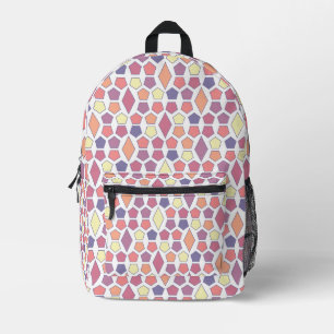 Mochila Impresa Patrón Hexagon Dawn
