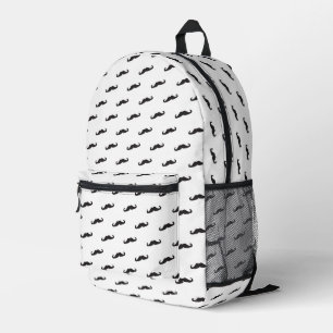 Mochila Impresa Patrón hipster de bigote