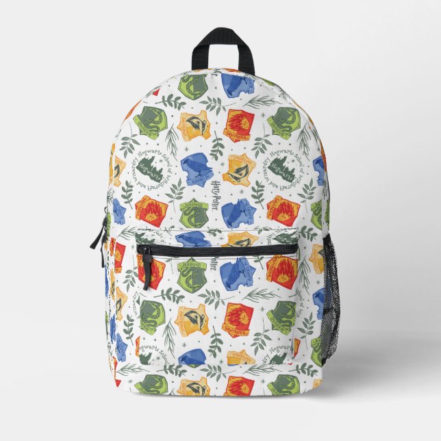Mochila Impresa Patrón Hogares Magical Herbology HOGWARTS™ (Anverso)