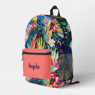 Mochila Impresa Patrón japonés de baldosas cortas añaden nombres a