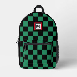 Mochila Impresa Patrón japonés de Ichimatsu revisado