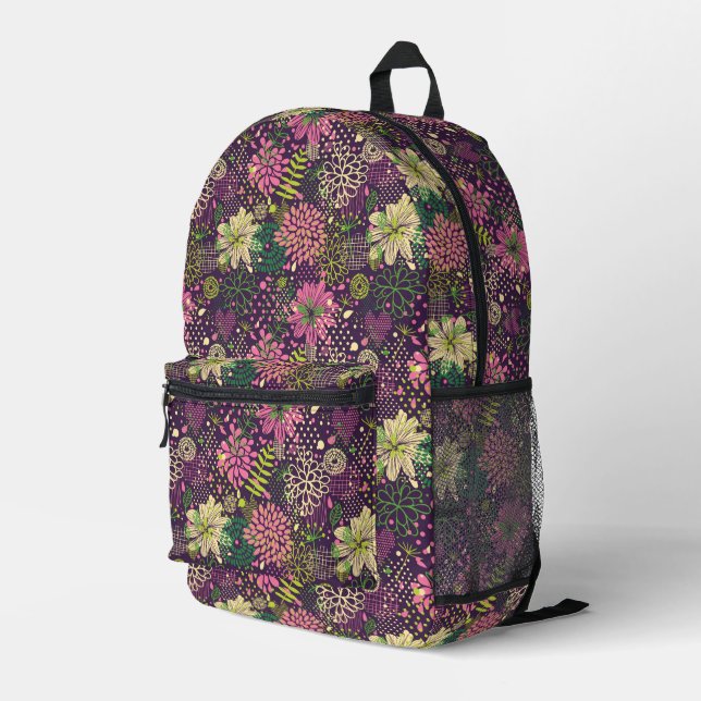 Mochila Impresa Patrón luminoso (Esquina derecha trasera )